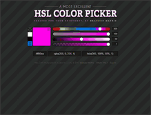 Tablet Screenshot of hslpicker.com